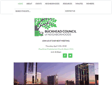 Tablet Screenshot of buckheadcouncil.org